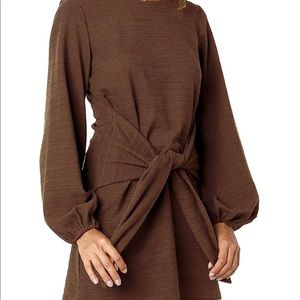 Cotton/polyester dress long sleeve